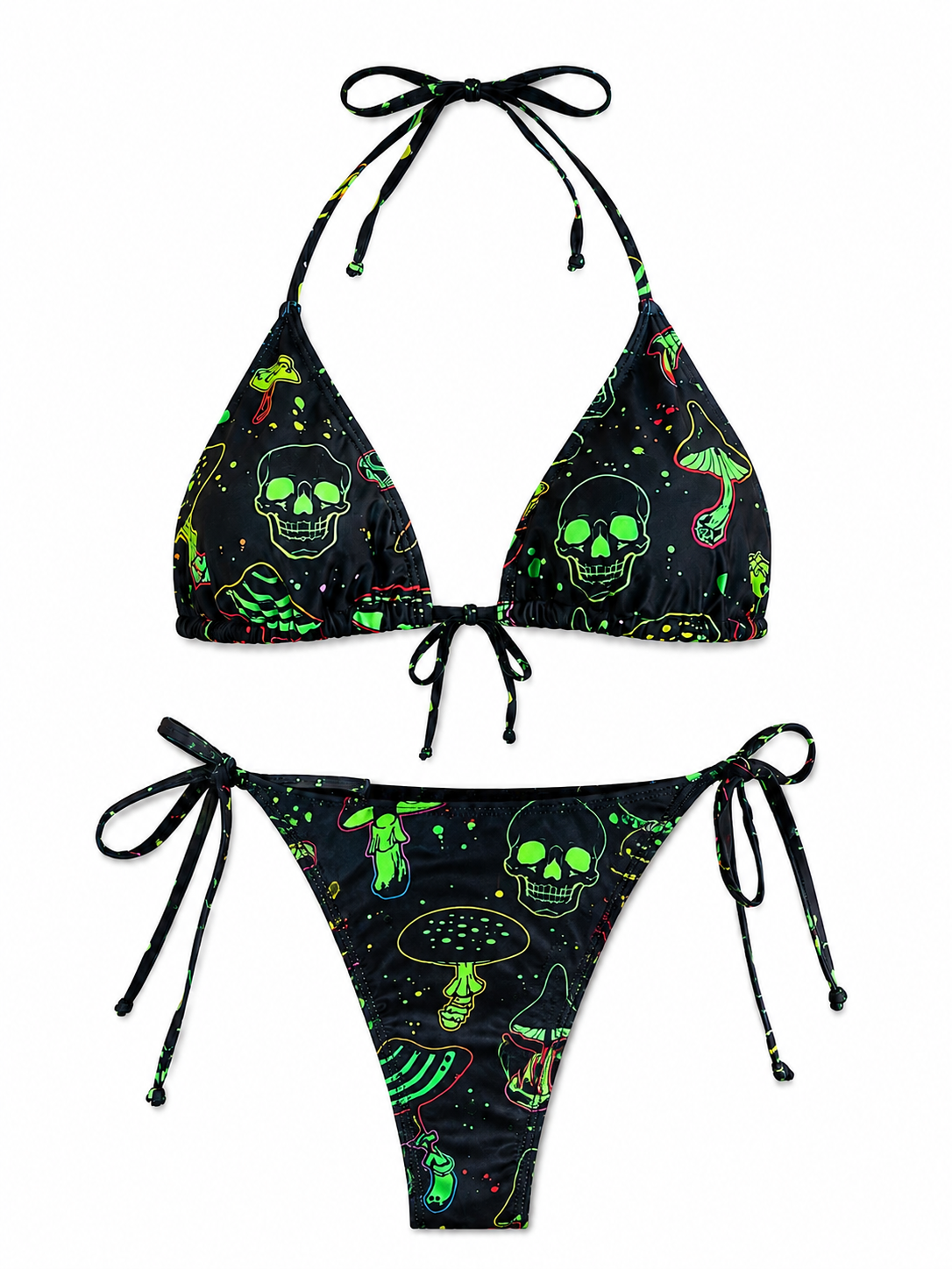 Trippy Black Bikini
